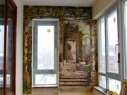 художественная роспись стен,  потолков и предметов интерьера