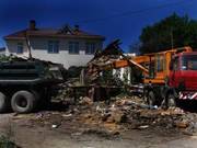 демонтаж дома сарая пристройки здания строения вывоз мусора Харьков