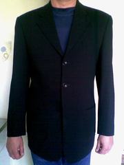 Пиджак черный ARMANI р.52 100% шерсть