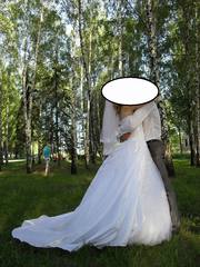 Срочно продам красивое белое свадебное платье