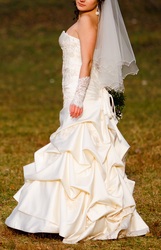Свадебное платье,  тм Tulipia,  модель Фиалка,  цвет айвори,  не венчанное