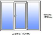 Металлопластиковые окна Rehau 1730x1410