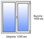 Металлопластиковые окна Winbau 1290x1400