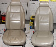 Реставрация кожаных автомобильных сидений .Реставрация кожаных салонов