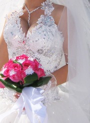 Продам свадебное платье цвета айвори /