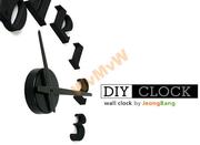 Часы настенные дизайнерские DIY CLOCK 360