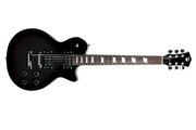 Продам б/у гитару AXL Badwater (черная, 22 лада)  звукач Zoom 2  провод