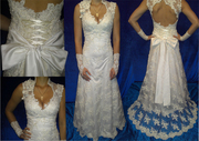 Продам элегантное свадебное платье для изящной невесты