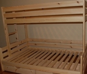 Двухъярусная кровать детская МАКСИ ящиками