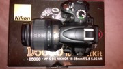 Продам фотоаппарат Nikon D5000 VR Kit 18-55