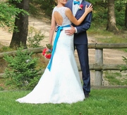 Красивое, счастливое  и элегантное свадебное платье!