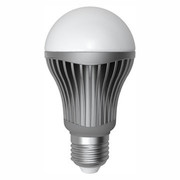 Лампа светодиодная стандартная LS-24 10W E27 2700K алюм. корп. A-LS-17