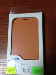 Чехол для смартфона самсунг GT-I9500 (коричневый)