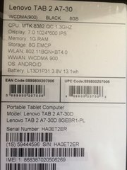 LENOVO TAB 2 A7-30 хороший планшет!!!