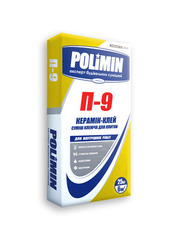 Клей для керамической плитки Polimin П-9