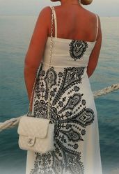 Красивое платье-сарафан в пол размер 44-46