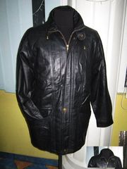 Оригинальная утеплённая мужская куртка М.FLUES. 100% кожа. Лот 51