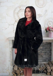 Женская норковая классическая норковая шуба размер 46 48 распродажа